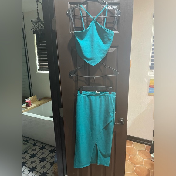 Saints 21 two piece turquoise set - Picture 3 of 5